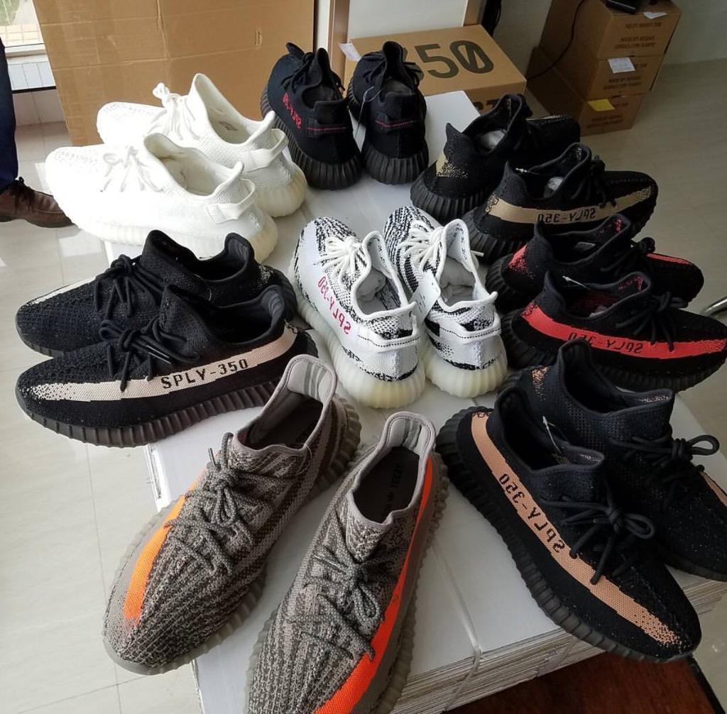 all of the yeezys