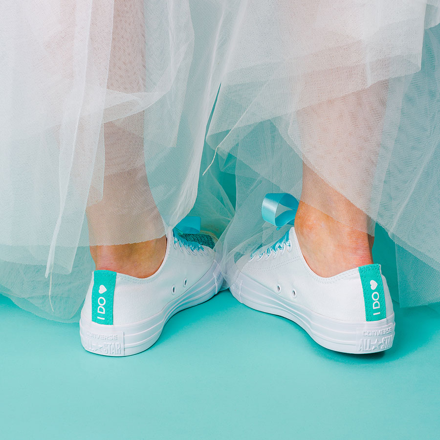 embroidered converse wedding