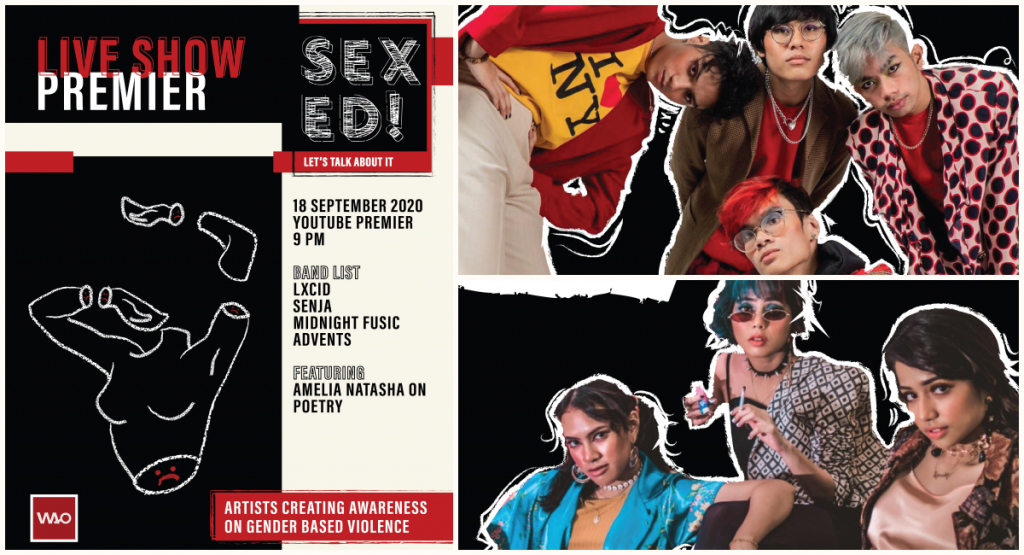 Local Bands Midnight Fusic Senja Advents And Lxcid Join Womens Aid Organisation In Sex Ed 