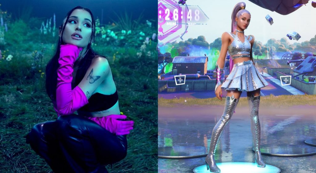 ariana grande fortnite