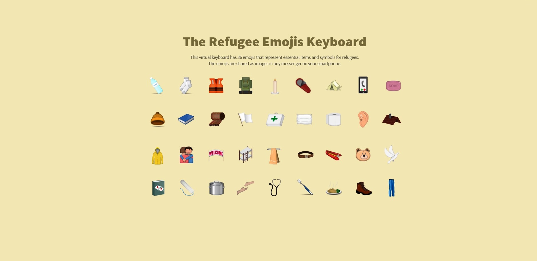 source: Refugee Emojis