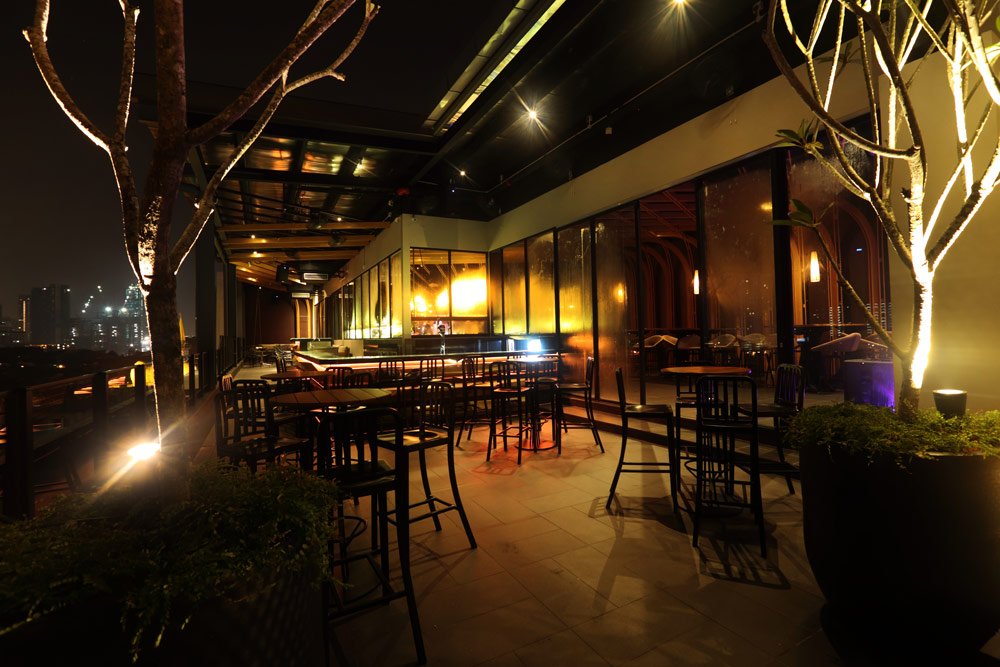 Mantra rooftop bar and lounge