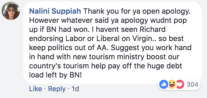 Netizens React to Tony Fernandes' Apology
